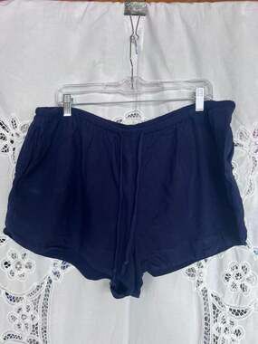 Mossimo Women's Plus Size Soft Twill Shorts, Blue, XXL